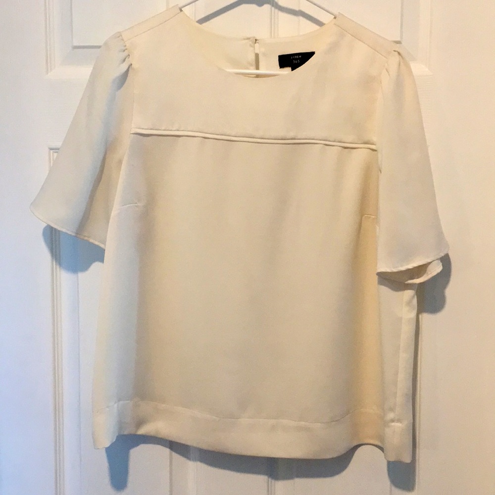 J. Crew Ivory Blouse